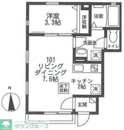 クレールメゾン石神井公園の物件間取画像